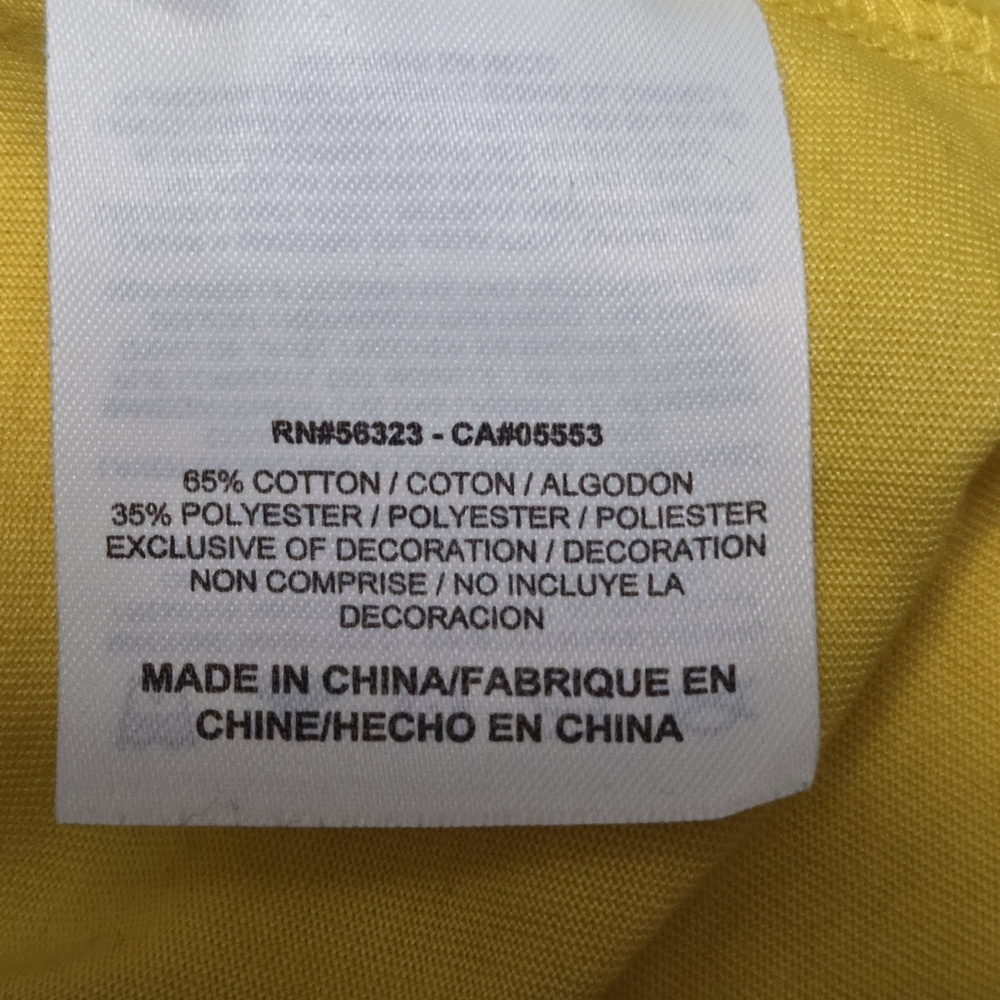 Nike Dri-Fit Kobe Bryant Interview Yellow T-shirt Men's Size XL - Picture 7 of 7